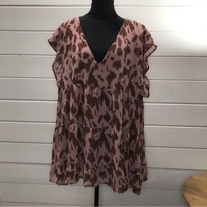Entro Babydoll Top Size 2X NWT